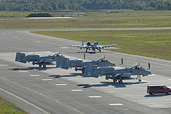 A-10 from Michigan Air National Guard lands in Estonia